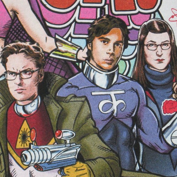 new Big Bang Theory tee t-shirt Bazinga unisex Sydney Cooper GIFT 38 40 MEDIUM - Picture 4 of 9